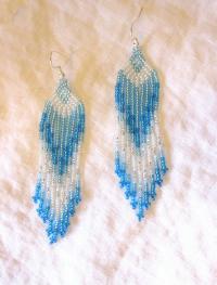 Beaded Fringe Earrings