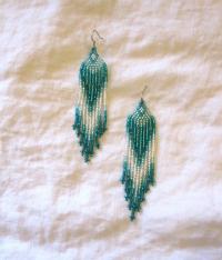 Beaded Fringe Earrings