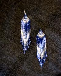 Beaded Fringe Earrings