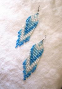 Beaded Fringe Earrings