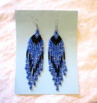 Beaded Fringe Earrings