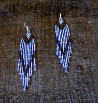 Beaded Fringe Earrings