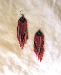 Beaded Fringe Earrings