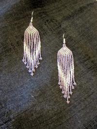 Beaded Fringe Earrings