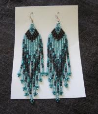 Beaded Fringe Earrings