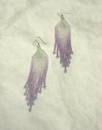 Beaded Fringe Earrings