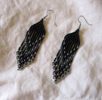 Beaded Fringe Earrings