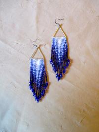 Beaded Fringe Earrings