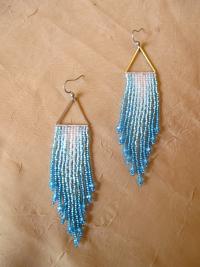 Beaded Fringe Earrings