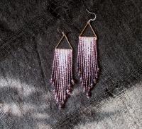 Beaded Fringe Earrings