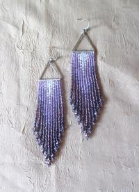 Beaded Fringe Earrings
