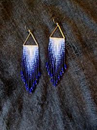 Beaded Fringe Earrings