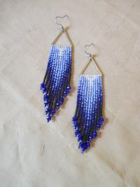 Beaded Fringe Earrings