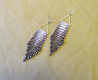 Beaded Fringe Earrings