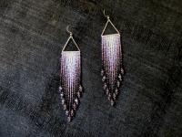 Beaded Fringe Earrings