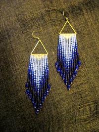 Beaded Fringe Earrings