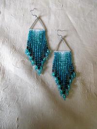 Beaded Fringe Earrings