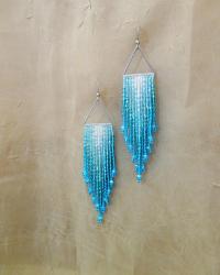 Beaded Fringe Earrings