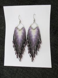 Beaded Fringe Earrings