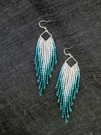 Beaded Fringe Earrings