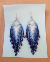 Beaded Fringe Earrings