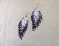 Beaded Fringe Earrings