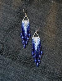 Beaded Fringe Earrings