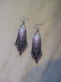 Beaded Fringe Earrings