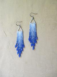 Beaded Fringe Earrings