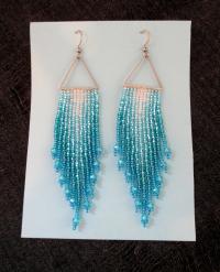 Beaded Fringe Earrings