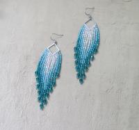 Beaded Fringe Earrings