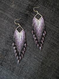 Beaded Fringe Earrings