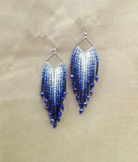 Beaded Fringe Earrings