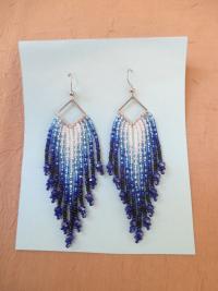 Beaded Fringe Earrings