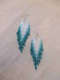 Beaded Fringe Earrings