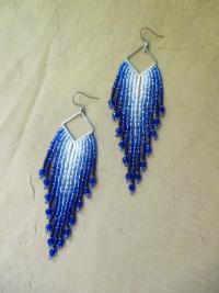 Beaded Fringe Earrings