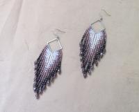 Beaded Fringe Earrings
