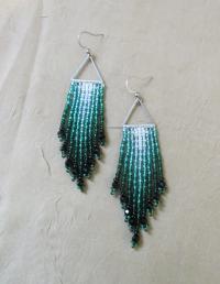 Beaded Fringe Earrings