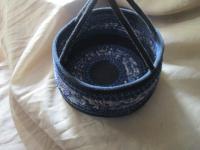 Rope Basket, Large Gathering Basket, Fabric Wrap Basket