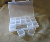 Plastic Containers, Organizers, Bead storage cases  - multiple sizes and styles