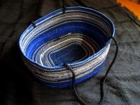 Rope Basket, Oval Gathering Basket, Storage Basket, Catch All