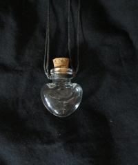 Tiny Jar Necklace with Cork