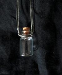 Tiny Jar Necklace with Cork