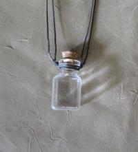 Tiny Jar Necklace with Cork