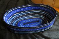 Rope Basket, Oval Gathering Basket, Storage Basket, Catch All