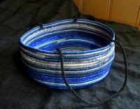 Rope Basket, Oval Gathering Basket, Storage Basket, Catch All