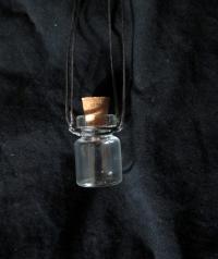 Tiny Jar Necklace with Cork