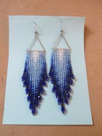 Beaded Fringe Earrings