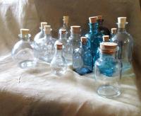 Apothecary Bottles, Large Bottles with Cork