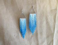 Beaded Fringe Earrings